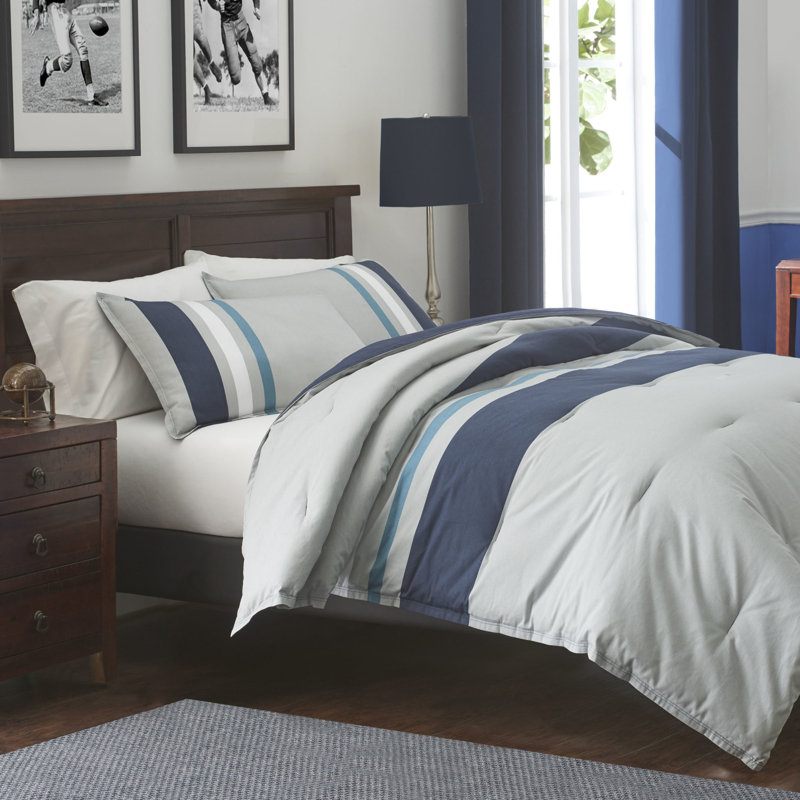 IZOD Saratoga Cotton Reversible Comforter Set & Reviews Wayfair